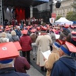 Finał Roku Kościuszki na krakowskim Rynku Głównym