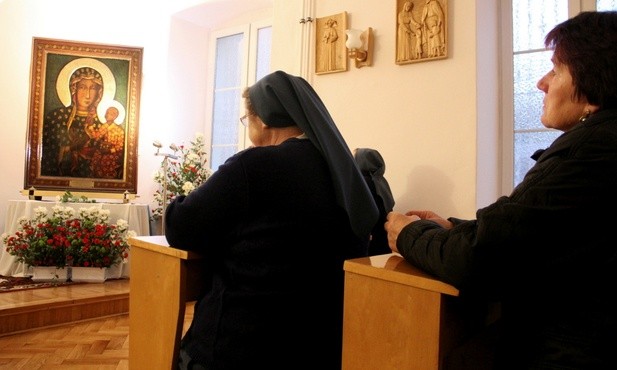 Ikona Matki Bożej odwiedziła też kaplicę Zgromadzenie Sióstr Miłosierdzia św. Wincentego à Paulo