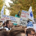 Protest lekarzy rezydentów w Warszawie