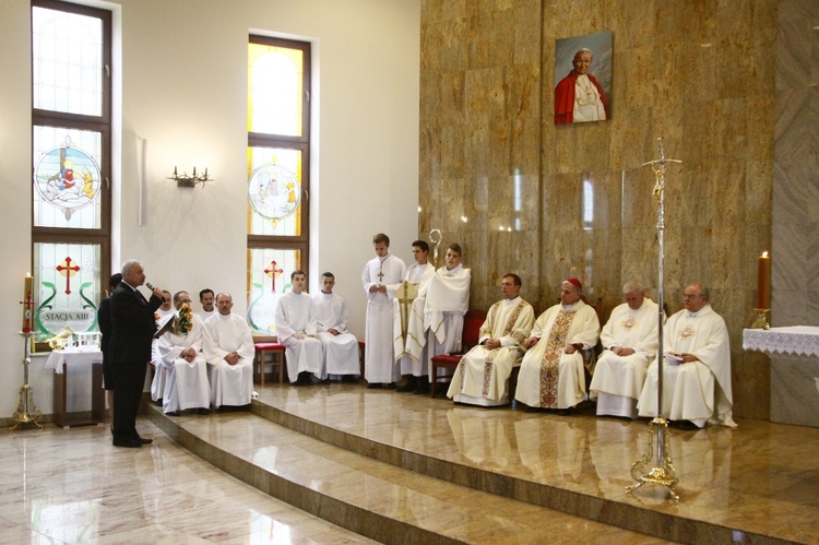 Poświęcenie kościoła w Kośmidrach