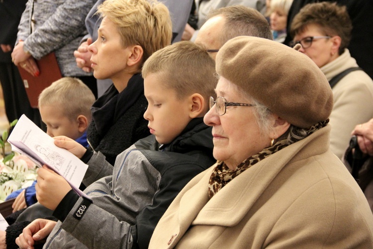 Powitanie w parafii św. Jana Chrzciciela w Mińsku