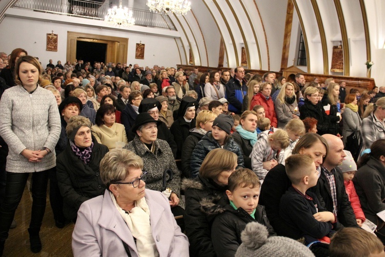 Powitanie w parafii św. Jana Chrzciciela w Mińsku