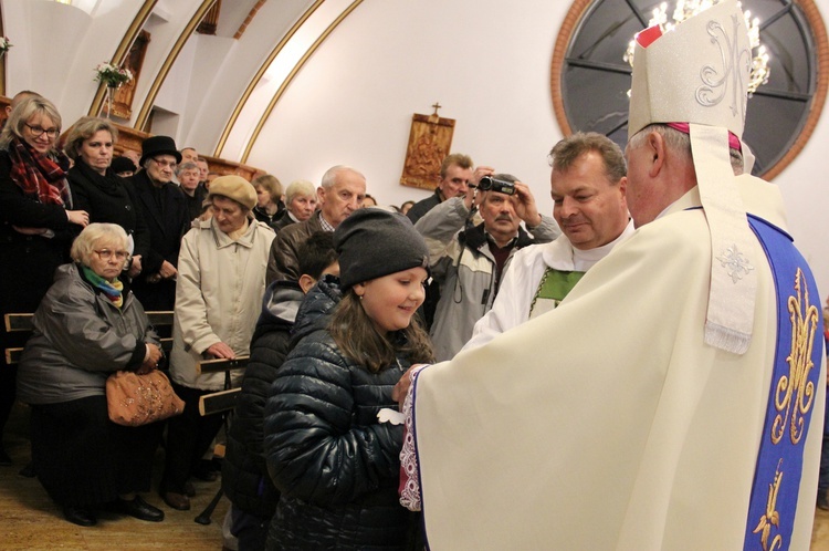 Powitanie w parafii św. Jana Chrzciciela w Mińsku