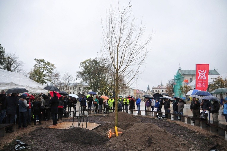 Nowy "Baobab" i kapsuła czasu, którą mieszkańcy Lublina odkopią w 2117 r. (GALERIA ZDJĘĆ)