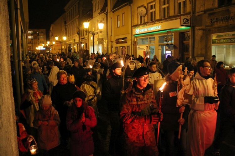 ​"Marsz świętych ze Świętymi" w Świebodzinie