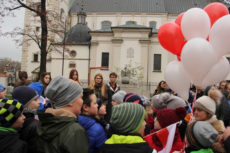 Marsz patriotyczny w Łowiczu