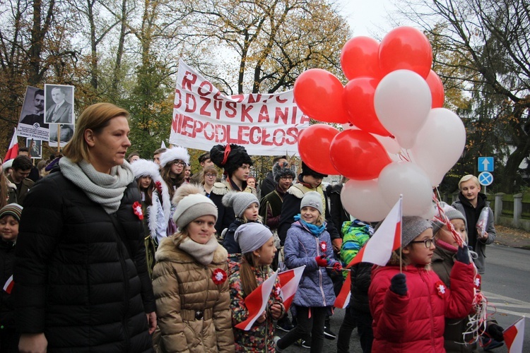 Marsz patriotyczny w Łowiczu