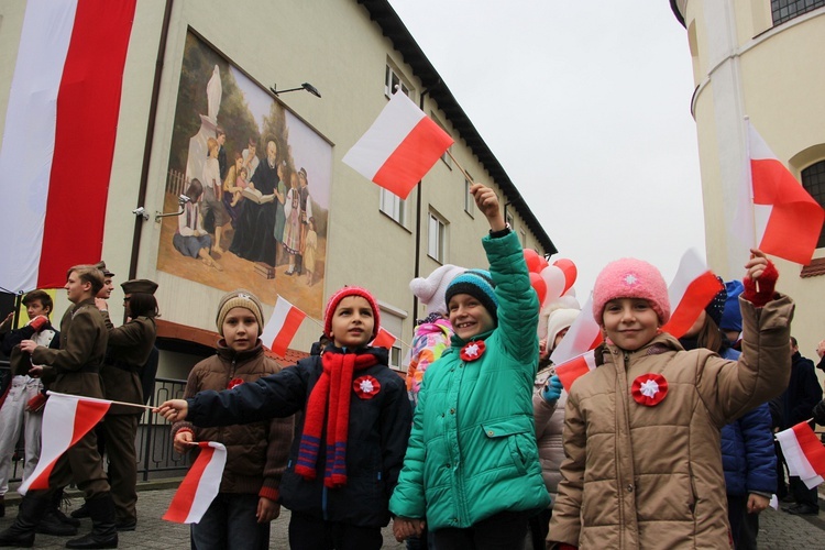 Marsz patriotyczny w Łowiczu