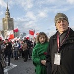 Tysiące flag pod hasłem "My chcemy Boga" 