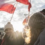 Tysiące flag pod hasłem "My chcemy Boga" 