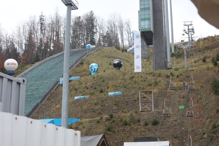 Skocznia im. A. Małysza w Wiśle przed inauguracją PŚ 2017