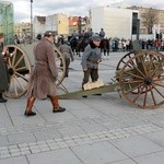 Widowisko batalistyczne "Za Polskę" w centrum Wrocławia