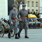 Widowisko batalistyczne "Za Polskę" w centrum Wrocławia