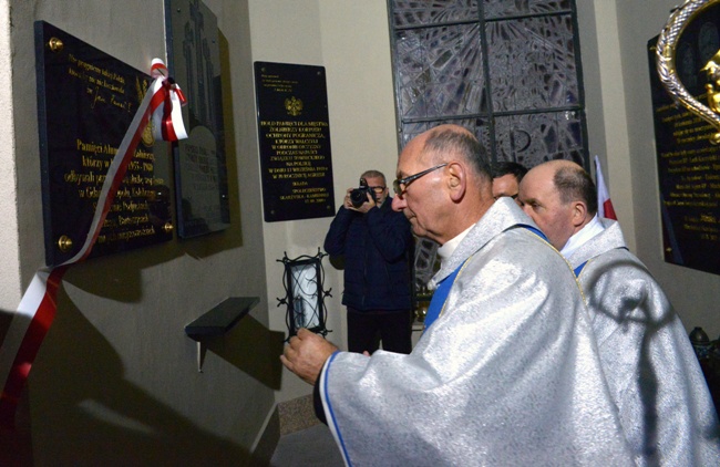 Tablica pamięci kleryków-żołnierzy