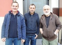 Grzegorz Giercuszkiewicz, Andrzej Sitarz i Lech Malinowski - odpowiedzilani za organizację 1. Światowego Dnia Ubogich w Bielsku-Białej