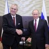 Prezydent Czech spotkał się w Rosji z Władimirem Putinem. Mówił o zakończeniu sankcji