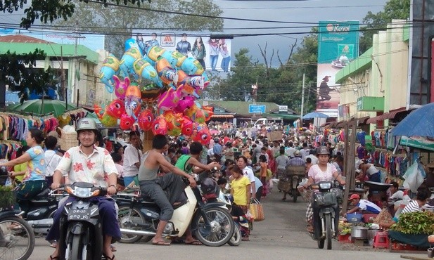 Ulica w Birmie