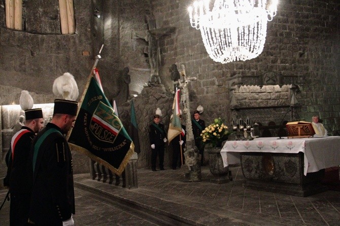 Poświęcenie komory Jezioro Wessel oraz Barbórka 2017 w Wieliczce