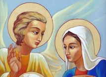 Archanioł Gabriel i Maryja