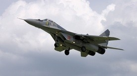 Katastrofa MiG-a pod Mińskiem Maz. Pilot przeżył.