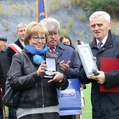 Uroczystość otwarcia stadionu w Stróżach