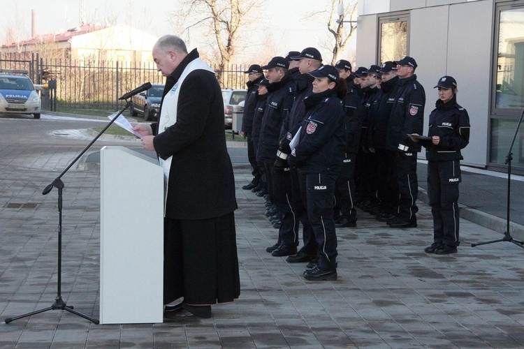 Poświęcenie pojazdów i opłatek gdańskich policjantów