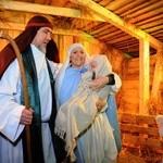 Żywa szopka u franciszkanów 2017