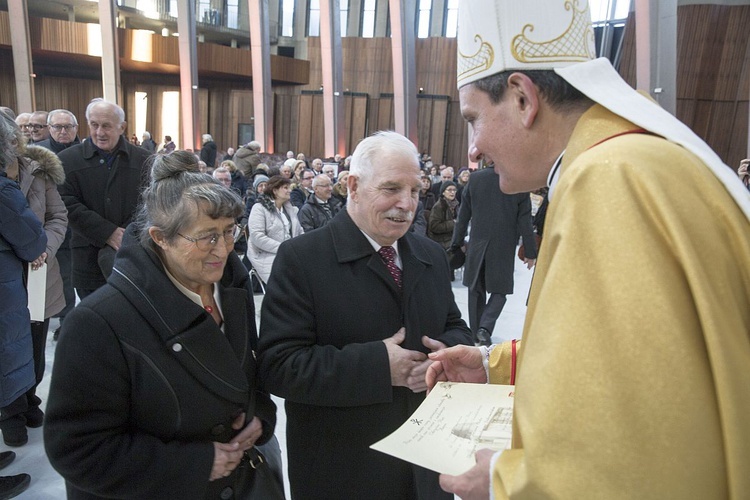 Jubileusze małżeńskie w Świątyni Opatrzności Bożej