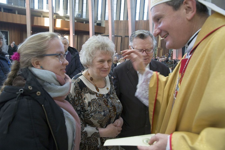 Jubileusze małżeńskie w Świątyni Opatrzności Bożej