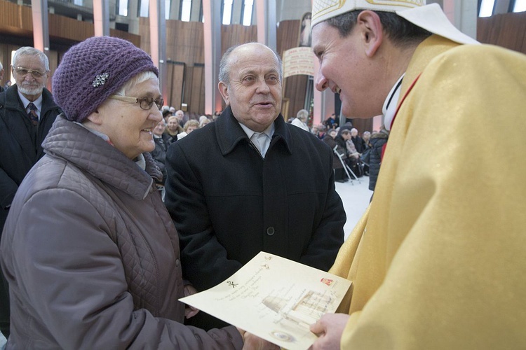 Jubileusze małżeńskie w Świątyni Opatrzności Bożej