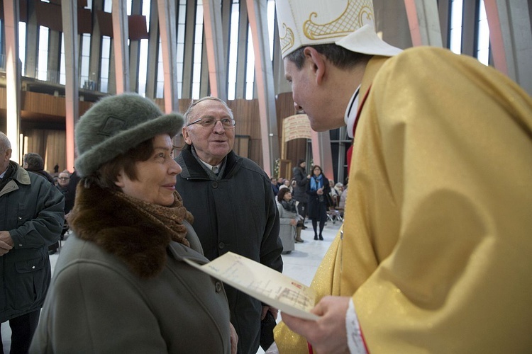 Jubileusze małżeńskie w Świątyni Opatrzności Bożej