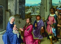 Gérard DavidPokłon Trzech Króli olej na desce, ok. 1515National Gallery, Londyn