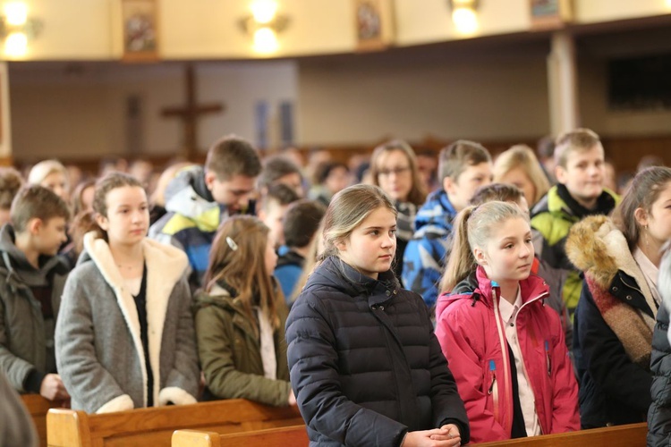 Noworoczne spotkanie szkół im. Jana Pawła II