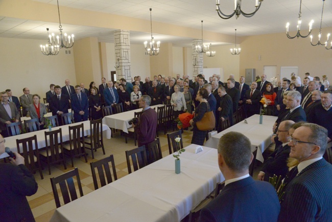 Spotkanie bp. Henryka Tomasika z samorządowcami