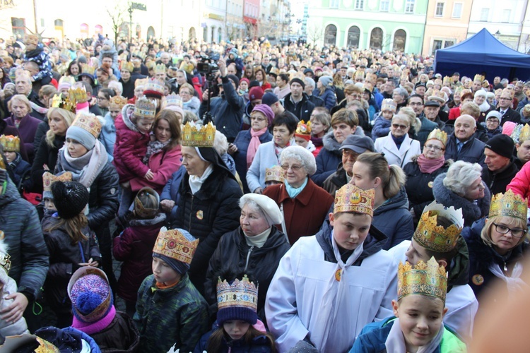 Tłumy na rynku