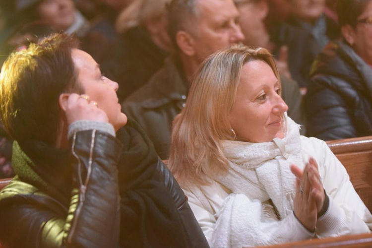 Koncert kolęd Diakonii Effatha w Strzegomiu.