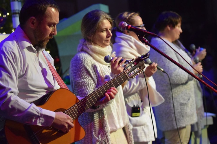 Koncert kolęd Diakonii Effatha w Strzegomiu.