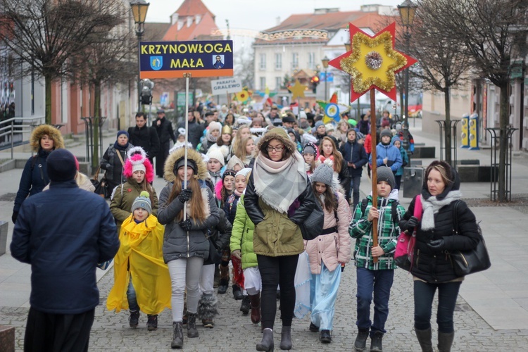 Mali kolędnicy w Płocku