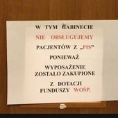 Lekarz tłumaczy się z kartki o wyborcach PiS