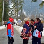 Kibicowanie pod Wielką Krokwią