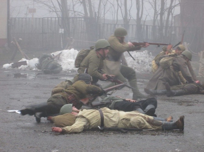 Rekonstrukcja walk o Miechowice z 1945 roku