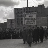 Defilada z okazji I rocznicy wyzwolenia Gdyni