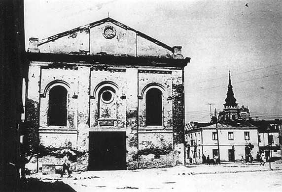 Synagoga w okresie przedwojennym.