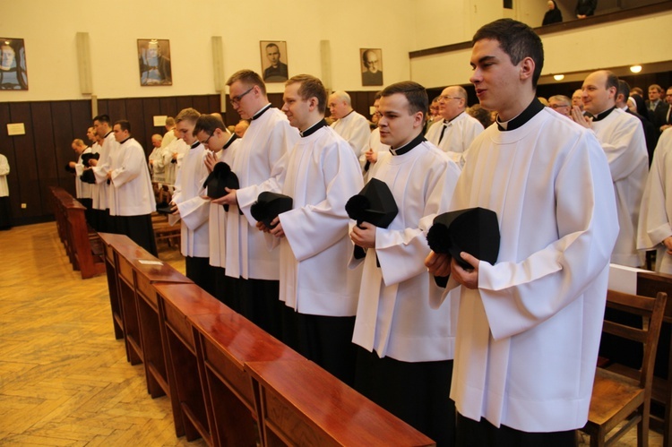 Obłóczyny w Wyższym Śląskim Seminarium Duchownym