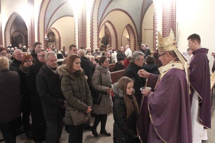 Popielec w kościele św. Franciszka