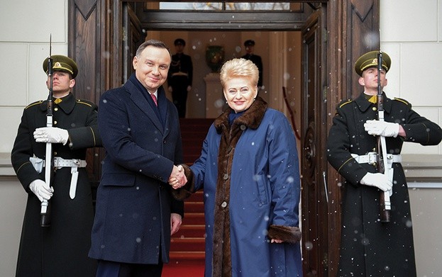 Rozmowy prezydentów Litwy i Polski przebiegały w bardzo dobrej atmosferze.