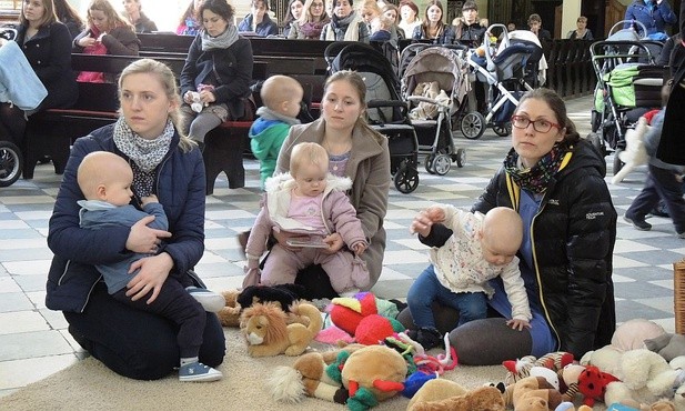 Cieszyńskie mamy podczas ubiegłorocznych rekolekcji w kościele św. Marii Magdaleny