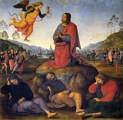 Pietro Vannucci zwany PeruginoModlitwa w Ogrójcuolej na desce, 1483–1495Galeria Uffizi, Florencja