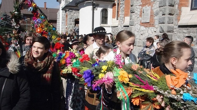 Niedziela Palmowa w Poroninie 