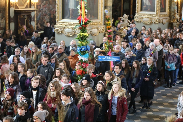 Spotkanie młodych w Niedzielę Palmową 